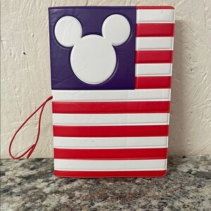 Disney Mickey Mouse American flag passport holder